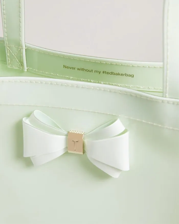 Plain Bow Small Icon Bag PlGreen Women Ted Baker Bags