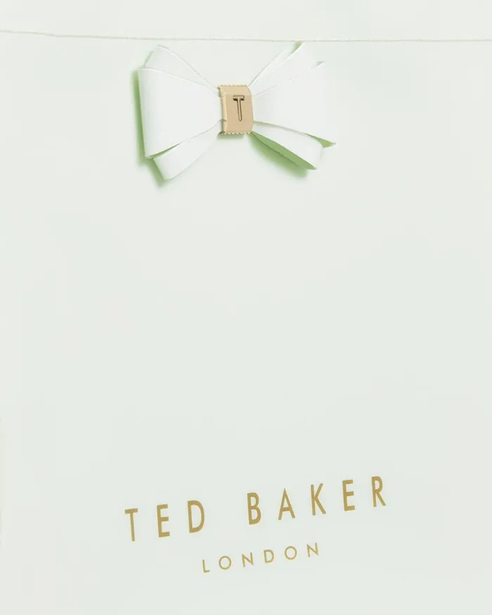 Plain Bow Small Icon Bag PlGreen Women Ted Baker Bags Plain Bow Small Icon Bag PlGreen Women Ted Baker Bags