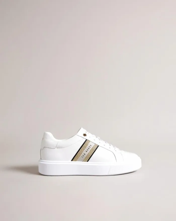 Platform Webbing Trainers Gold Women Ted Baker Sneakers