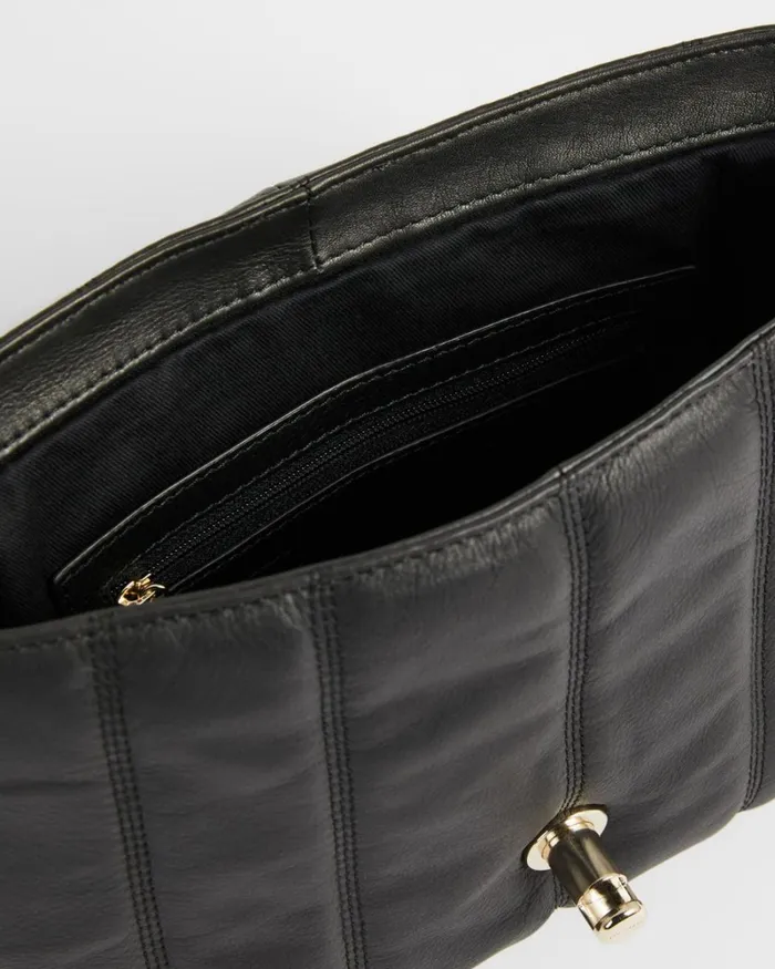Puffer Quilted Leather Crossbody Bag Black Women Ted Baker Bags Puffer Quilted Leather Crossbody Bag Black Women Ted Baker Bags