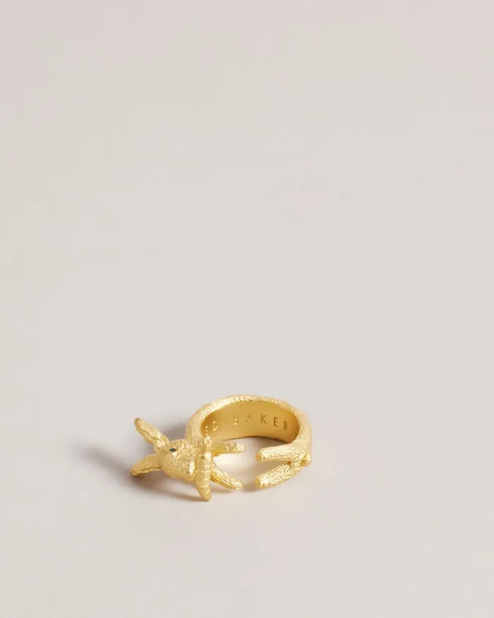 Rabbit Ring Gold Color Women Ted Baker Jewelry Rabbit Ring Gold Color Women Ted Baker Jewelry