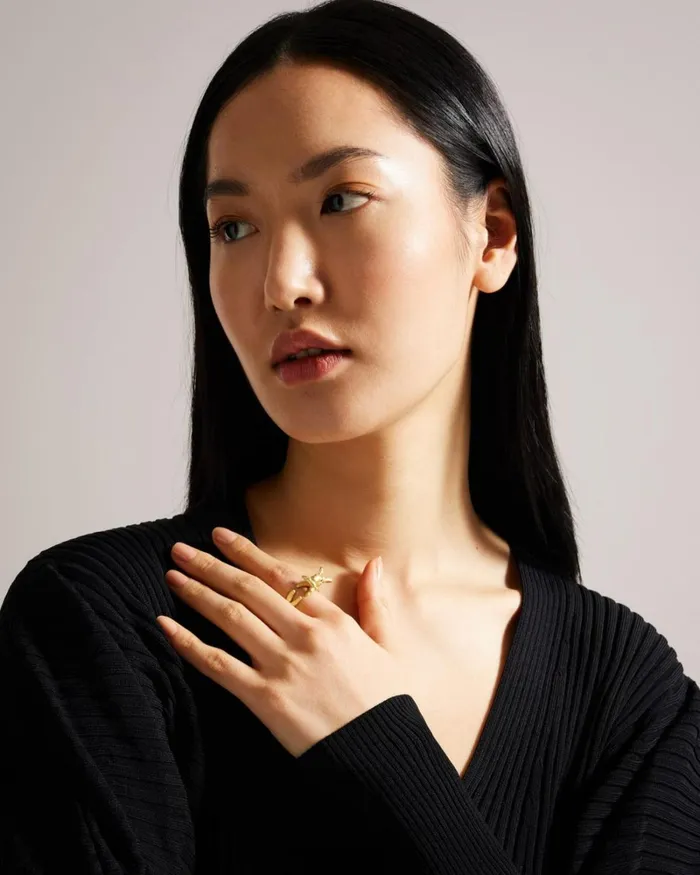 Rabbit Ring Gold Color Women Ted Baker Jewelry Rabbit Ring Gold Color Women Ted Baker Jewelry