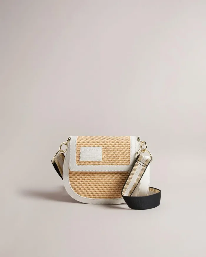 Raffia Satchel Crossbody Bag White Women Ted Baker Bags Raffia Satchel Crossbody Bag White Women Ted Baker Bags