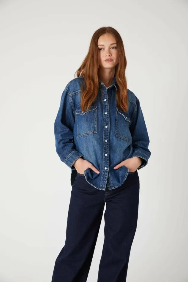 Rain Shower Shirt Women Blank NYC Shirts