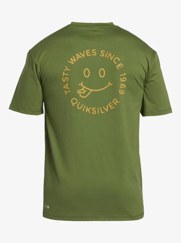 Rashguards Men Quiksilver Mix Session Upf 50 Short Sleeve Surf Tee Dill Rashguards Men Quiksilver Mix Session Upf 50 Short Sleeve Surf Tee Dill