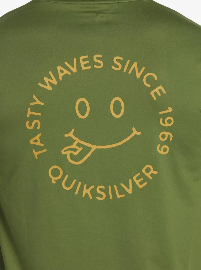 Rashguards Men Quiksilver Mix Session Upf 50 Short Sleeve Surf Tee Dill Rashguards Men Quiksilver Mix Session Upf 50 Short Sleeve Surf Tee Dill