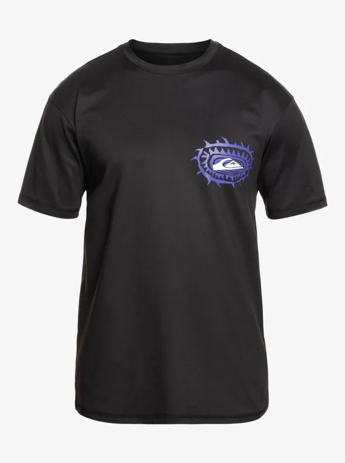 Rashguards Men Quiksilver Mix Session Upf 50 Short Sleeve Surf Tee Tarmac