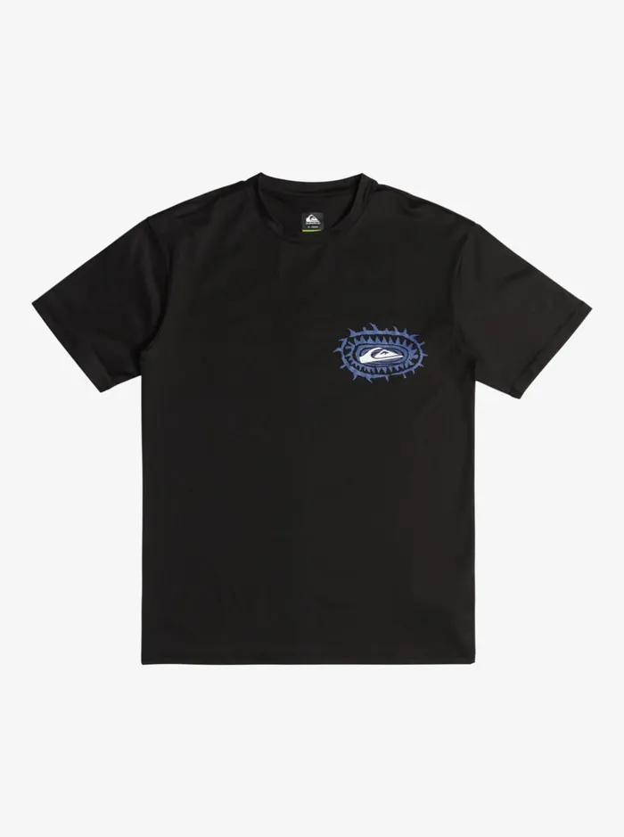 Rashguards Men Quiksilver Mix Session Upf 50 Short Sleeve Surf Tee Tarmac Rashguards Men Quiksilver Mix Session Upf 50 Short Sleeve Surf Tee Tarmac