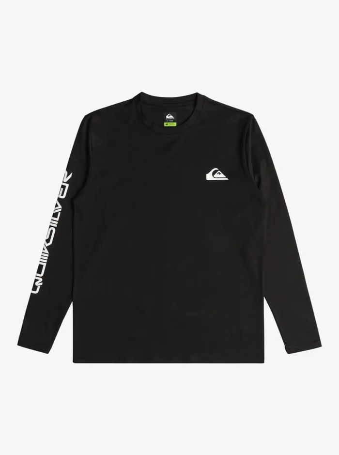 Rashguards Men Quiksilver Omni Session Long Sleeve Upf 50 Surf TShirt Black Rashguards Men Quiksilver Omni Session Long Sleeve Upf 50 Surf TShirt Black