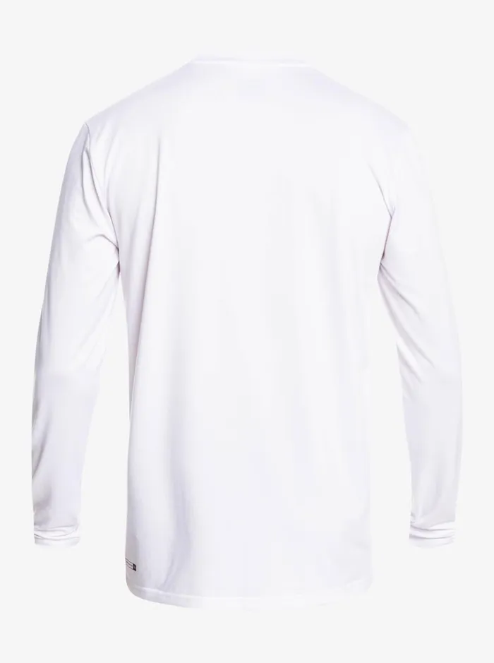 Rashguards Men Quiksilver Omni Session Long Sleeve Upf 50 Surf TShirt White Rashguards Men Quiksilver Omni Session Long Sleeve Upf 50 Surf TShirt White