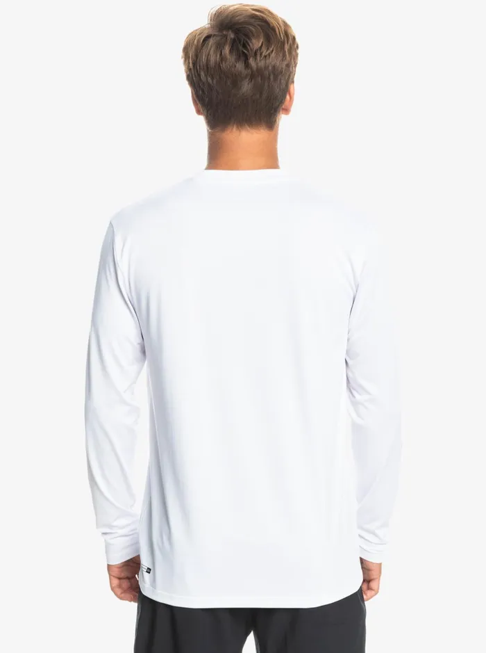 Rashguards Men Quiksilver Omni Session Long Sleeve Upf 50 Surf TShirt White Rashguards Men Quiksilver Omni Session Long Sleeve Upf 50 Surf TShirt White