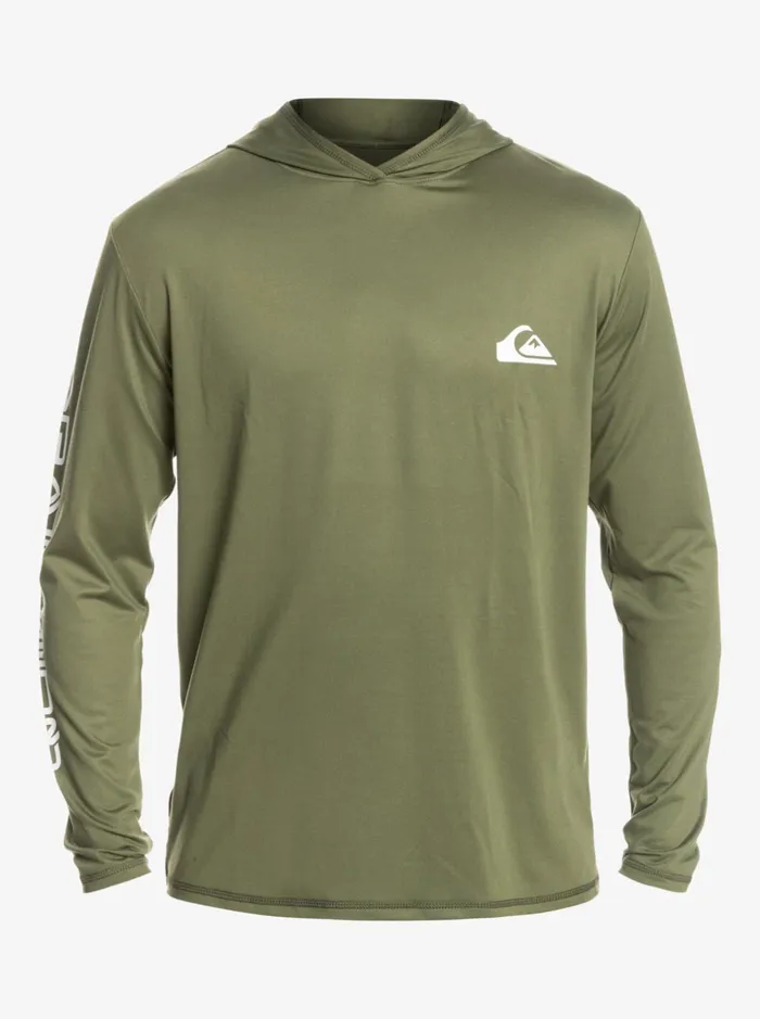 Rashguards Men Quiksilver Omni Session Upf 50 Long Sleeve Surf Tee Four Leaf Clover Rashguards Men Quiksilver Omni Session Upf 50 Long Sleeve Surf Tee Four Leaf Clover