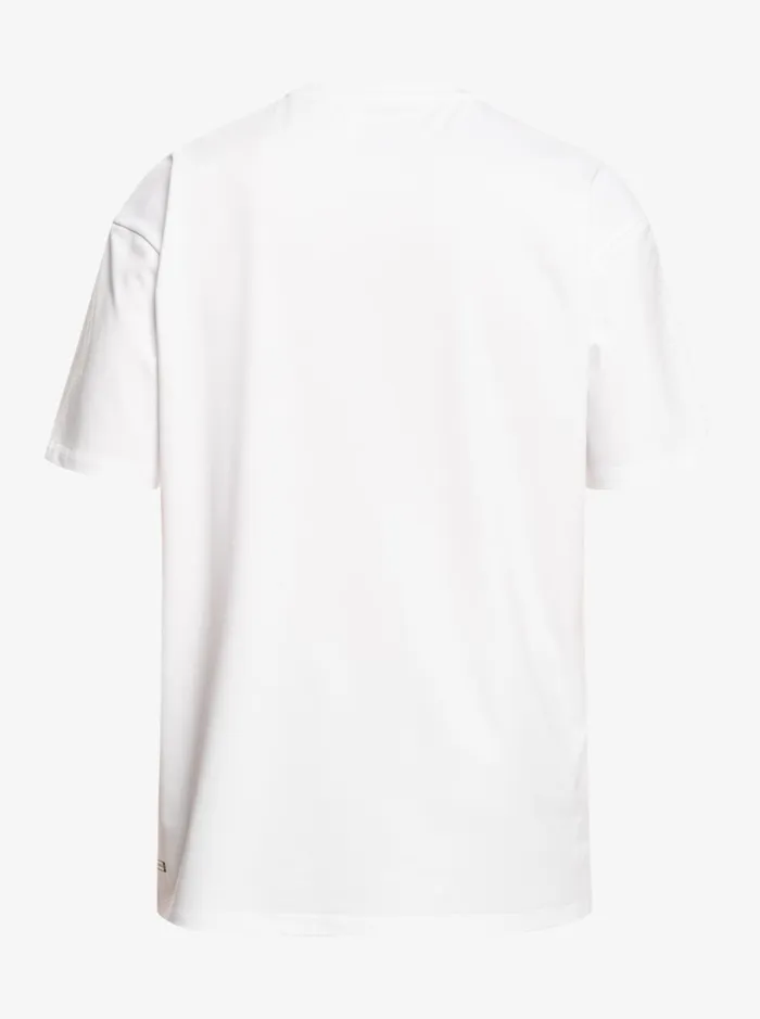 Rashguards Men Quiksilver Solid Streak Short Sleeve Upf 50 Surf Tee White Rashguards Men Quiksilver Solid Streak Short Sleeve Upf 50 Surf Tee White