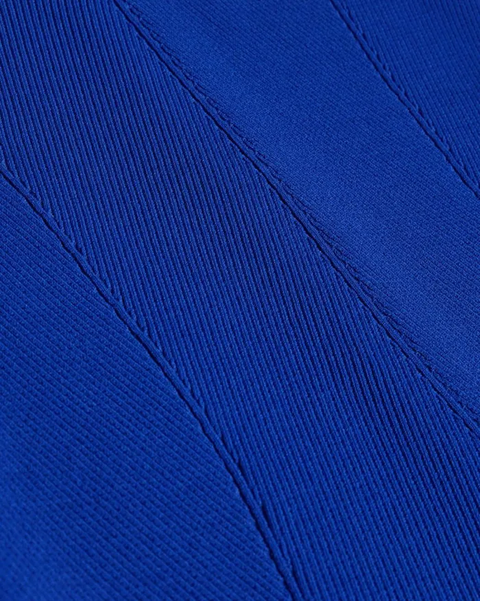 Ribbed Bodycon Knit Midi Dress Blue Women Ted Baker Clothing Ribbed Bodycon Knit Midi Dress Blue Women Ted Baker Clothing