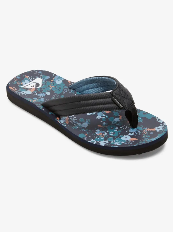 Sandals Men Quiksilver Carver Print Sandals Blue 8