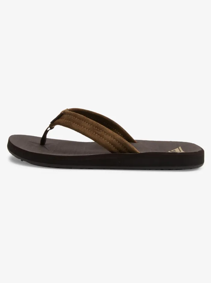 Sandals Men Quiksilver Carver Suede Core Sandals Brown 1 Sandals Men Quiksilver Carver Suede Core Sandals Brown 1