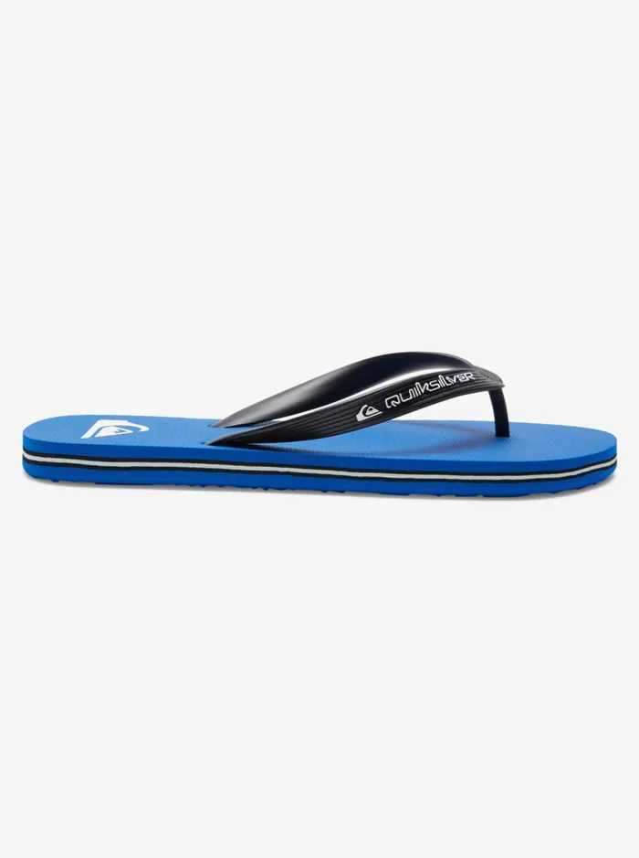 Sandals Men Quiksilver Molokai Core FlipFlops Blue 1 Sandals Men Quiksilver Molokai Core FlipFlops Blue 1