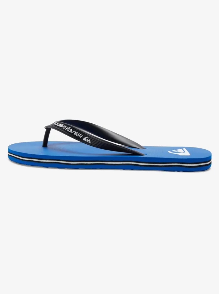 Sandals Men Quiksilver Molokai Core FlipFlops Blue 1 Sandals Men Quiksilver Molokai Core FlipFlops Blue 1