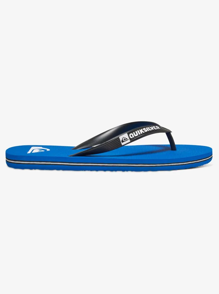 Sandals Men Quiksilver Molokai FlipFlops Blackblueblack Sandals Men Quiksilver Molokai FlipFlops Blackblueblack
