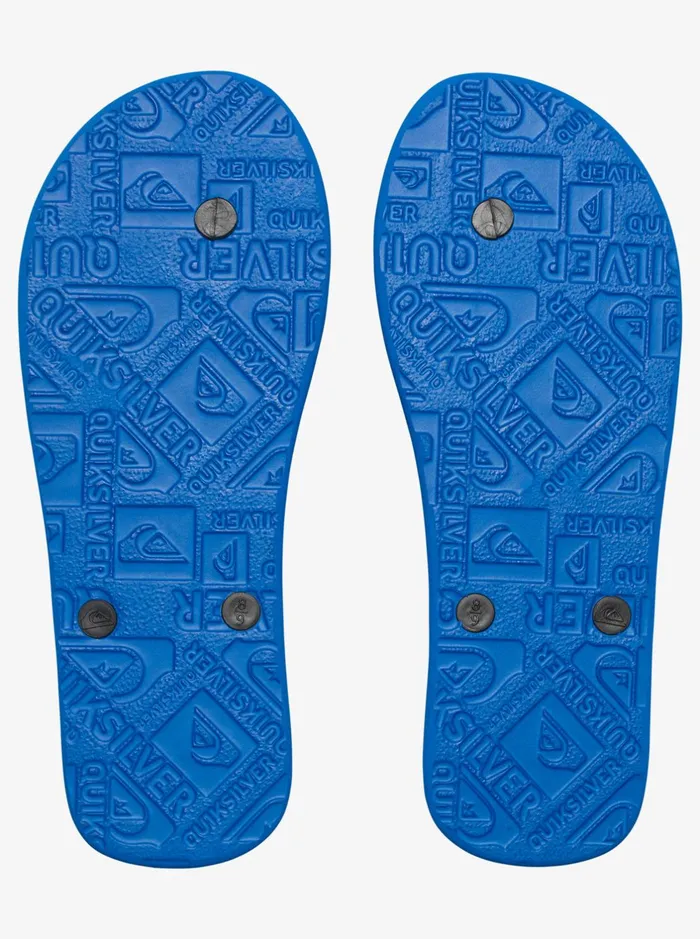 Sandals Men Quiksilver Molokai FlipFlops Blackblueblack Sandals Men Quiksilver Molokai FlipFlops Blackblueblack