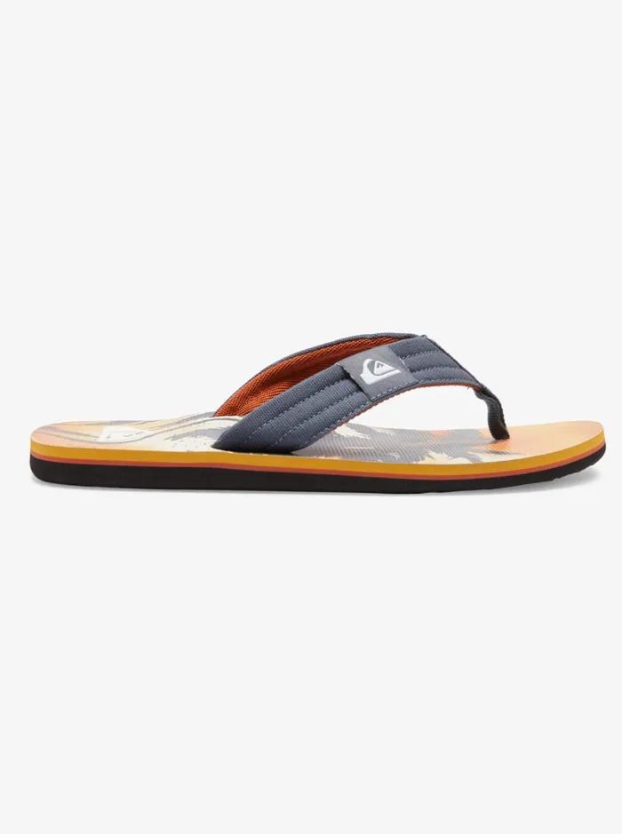 Sandals Men Quiksilver Molokai Layback Sandals Grey 1 Sandals Men Quiksilver Molokai Layback Sandals Grey 1