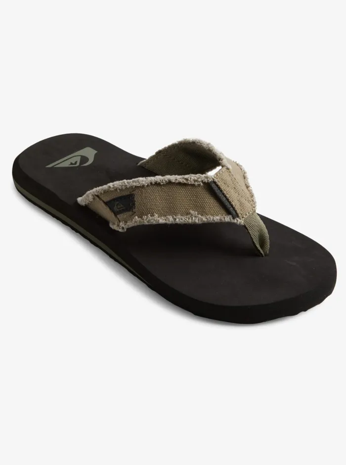 Sandals Men Quiksilver Monkey Abyss Sandals Greenblackbrown