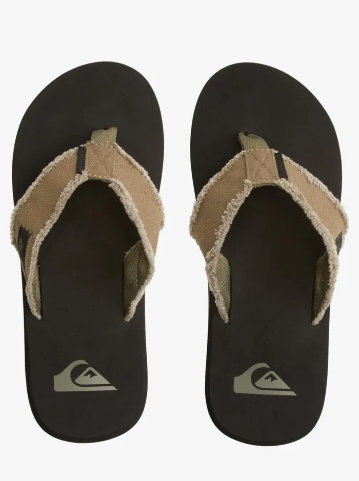 Sandals Men Quiksilver Monkey Abyss Sandals Greenblackbrown Sandals Men Quiksilver Monkey Abyss Sandals Greenblackbrown