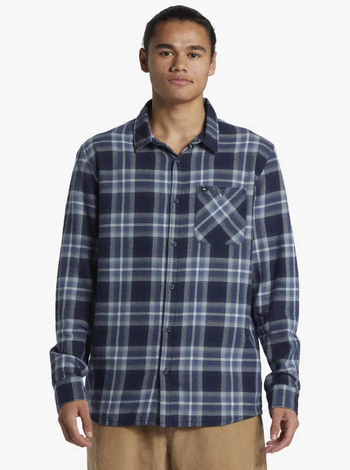 Shirts and Polos Men Quiksilver Craibstone Long Sleeve Shirt Navy Blazer Craibstone Shirts and Polos Men Quiksilver Craibstone Long Sleeve Shirt Navy Blazer Craibstone