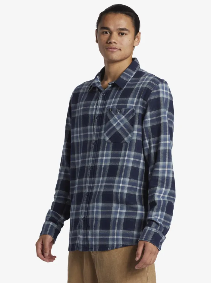 Shirts and Polos Men Quiksilver Craibstone Long Sleeve Shirt Navy Blazer Craibstone Shirts and Polos Men Quiksilver Craibstone Long Sleeve Shirt Navy Blazer Craibstone