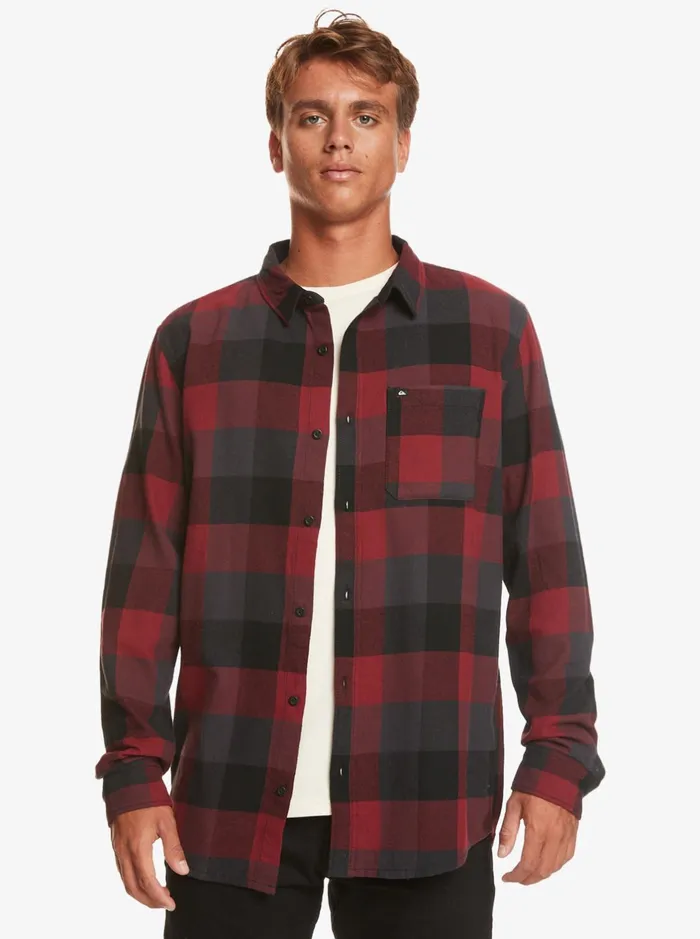 Shirts and Polos Men Quiksilver Motherfly Long Sleeve Shirt Black Motherfly Shirts and Polos Men Quiksilver Motherfly Long Sleeve Shirt Black Motherfly