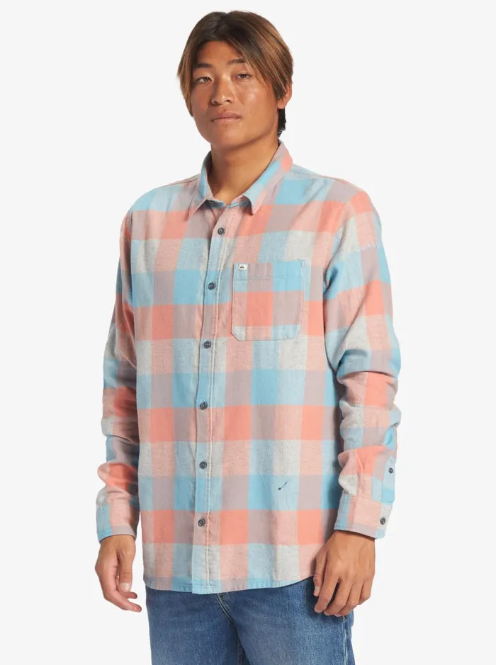 Shirts and Polos Men Quiksilver Motherfly Long Sleeve Shirt Reef Waters Motherfly Shirts and Polos Men Quiksilver Motherfly Long Sleeve Shirt Reef Waters Motherfly