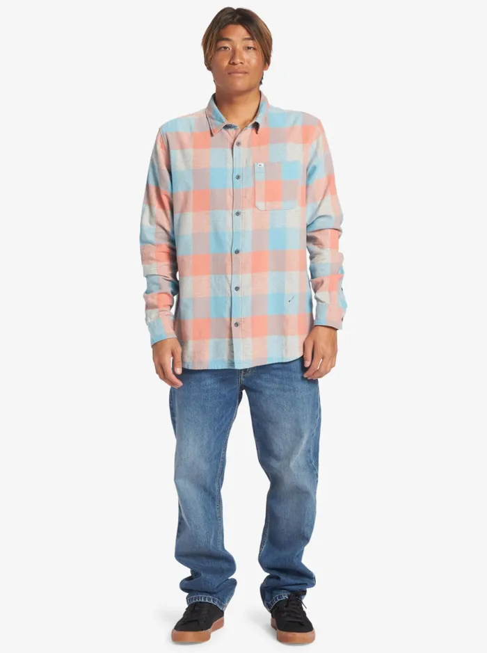 Shirts and Polos Men Quiksilver Motherfly Long Sleeve Shirt Reef Waters Motherfly Shirts and Polos Men Quiksilver Motherfly Long Sleeve Shirt Reef Waters Motherfly