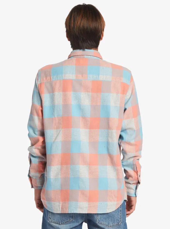 Shirts and Polos Men Quiksilver Motherfly Long Sleeve Shirt Reef Waters Motherfly Shirts and Polos Men Quiksilver Motherfly Long Sleeve Shirt Reef Waters Motherfly