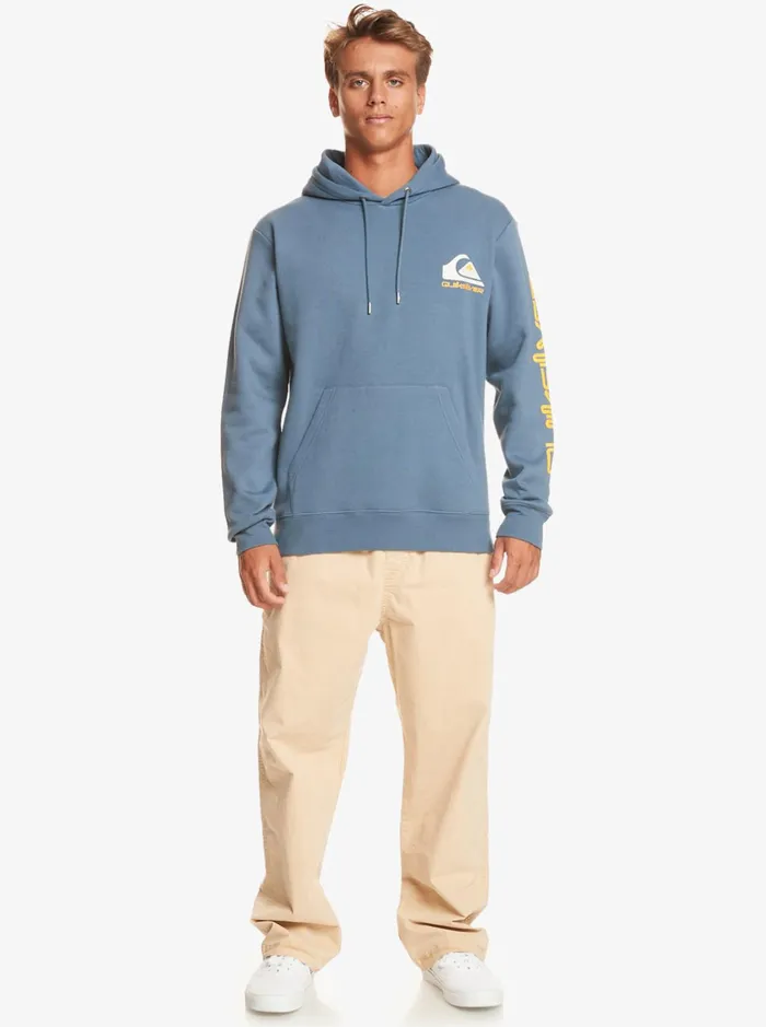 Shirts and Polos Men Quiksilver Omni Logo Hoodie Bering Sea Shirts and Polos Men Quiksilver Omni Logo Hoodie Bering Sea