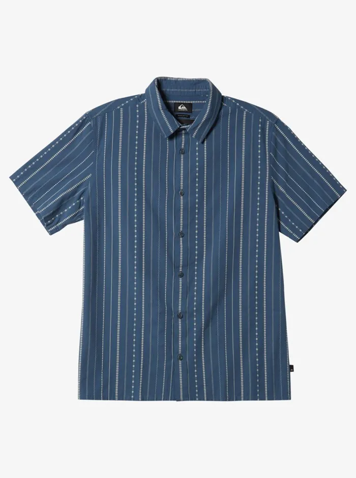 Shirts and Polos Men Quiksilver Pacific Stripe Short Sleeve Woven Shirt Berring Sea Pacific Stripes Shirts and Polos Men Quiksilver Pacific Stripe Short Sleeve Woven Shirt Berring Sea Pacific Stripes