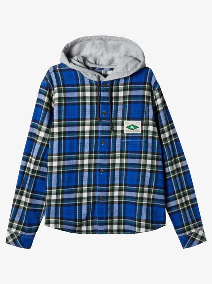 Shirts and Polos Men Quiksilver Quiksilver X Saturdays Nyc Overhead Saltwater Hooded Shirt Bliss Blue Shirts and Polos Men Quiksilver Quiksilver X Saturdays Nyc Overhead Saltwater Hooded Shirt Bliss Blue