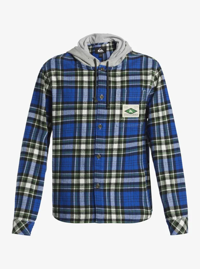 Shirts and Polos Men Quiksilver Quiksilver X Saturdays Nyc Overhead Saltwater Hooded Shirt Bliss Blue Shirts and Polos Men Quiksilver Quiksilver X Saturdays Nyc Overhead Saltwater Hooded Shirt Bliss Blue