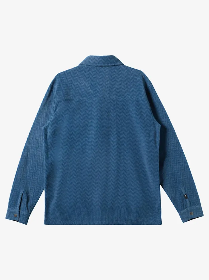 Shirts and Polos Men Quiksilver Surf Days Long Sleeve Fleece Shirt Midnight Navy Surf Days Shirts and Polos Men Quiksilver Surf Days Long Sleeve Fleece Shirt Midnight Navy Surf Days