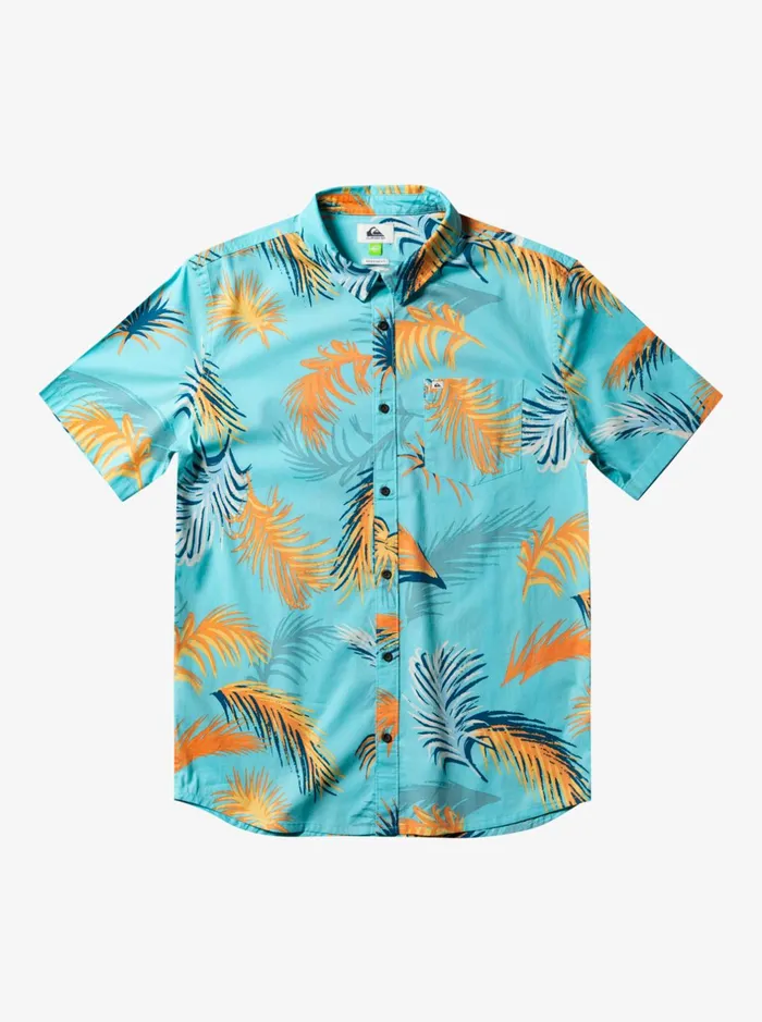 Shirts and Polos Men Quiksilver Tropical Glitch Short Sleeve Shirt Angel Blue Tropical Glitch Shirts and Polos Men Quiksilver Tropical Glitch Short Sleeve Shirt Angel Blue Tropical Glitch