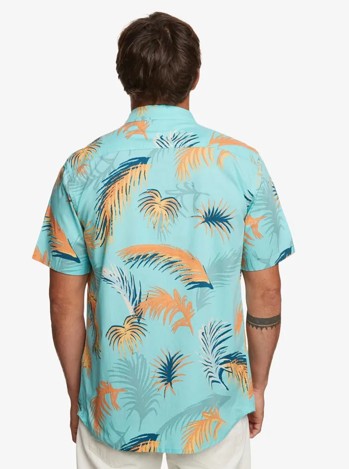 Shirts and Polos Men Quiksilver Tropical Glitch Short Sleeve Shirt Angel Blue Tropical Glitch Shirts and Polos Men Quiksilver Tropical Glitch Short Sleeve Shirt Angel Blue Tropical Glitch