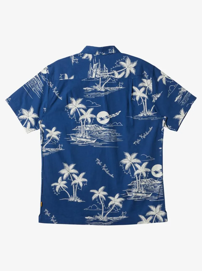 Shirts and Polos Men Quiksilver Waterman Ahi Holiday Woven Shirt Ahi Holiday Estate Blue Shirts and Polos Men Quiksilver Waterman Ahi Holiday Woven Shirt Ahi Holiday Estate Blue