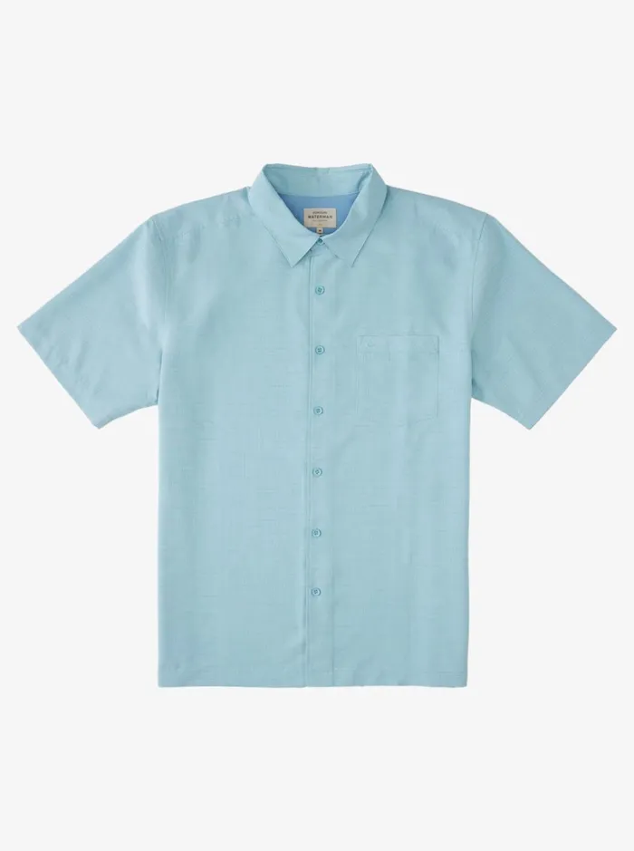 Shirts and Polos Men Quiksilver Waterman Centinela Premium AntiWrinkle Shirt Aquatic Centinella Shirts and Polos Men Quiksilver Waterman Centinela Premium AntiWrinkle Shirt Aquatic Centinella