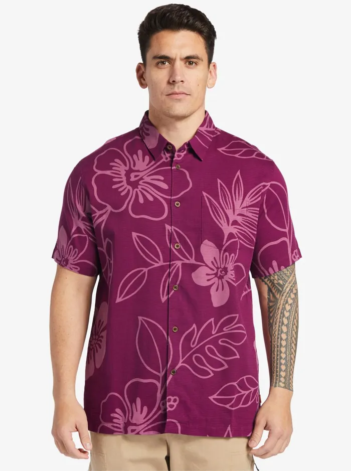 Shirts and Polos Men Quiksilver Waterman Cruise Town Woven Shirt Magenta Cruise Town Shirts and Polos Men Quiksilver Waterman Cruise Town Woven Shirt Magenta Cruise Town