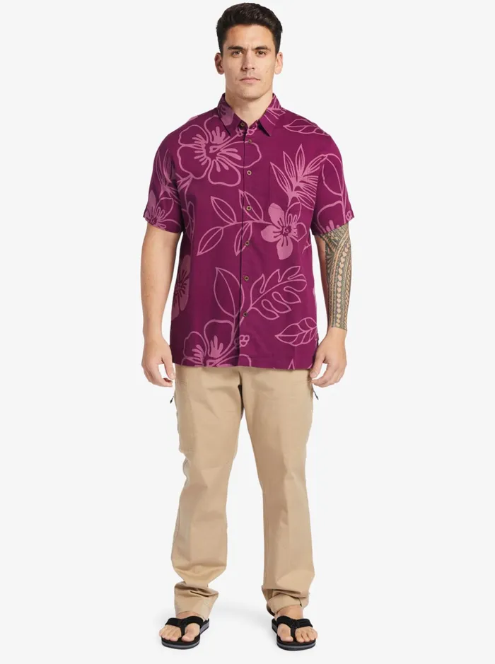 Shirts and Polos Men Quiksilver Waterman Cruise Town Woven Shirt Magenta Cruise Town Shirts and Polos Men Quiksilver Waterman Cruise Town Woven Shirt Magenta Cruise Town