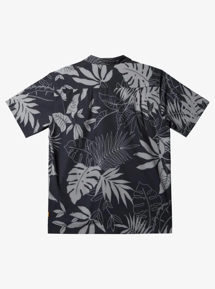 Shirts and Polos Men Quiksilver Waterman Last Island Short Sleeve Shirt Black Last Island Shirts and Polos Men Quiksilver Waterman Last Island Short Sleeve Shirt Black Last Island