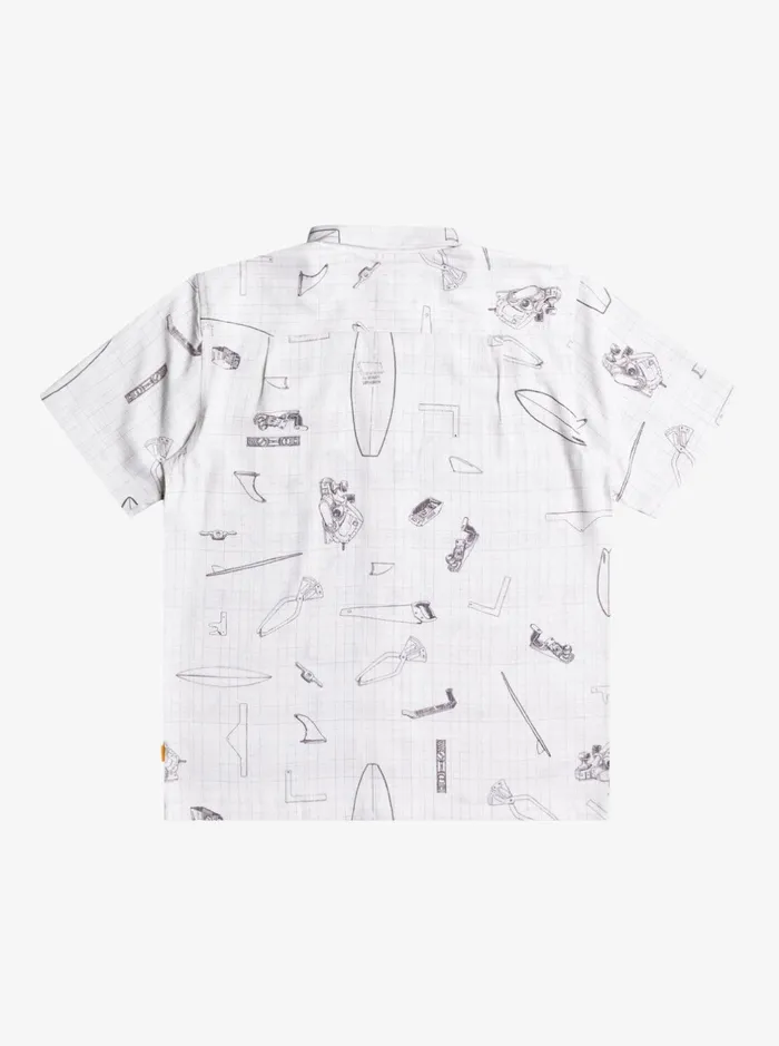 Shirts and Polos Men Quiksilver Waterman Master Crafter Short Sleeve Shirt White Master Crafter Shirts and Polos Men Quiksilver Waterman Master Crafter Short Sleeve Shirt White Master Crafter