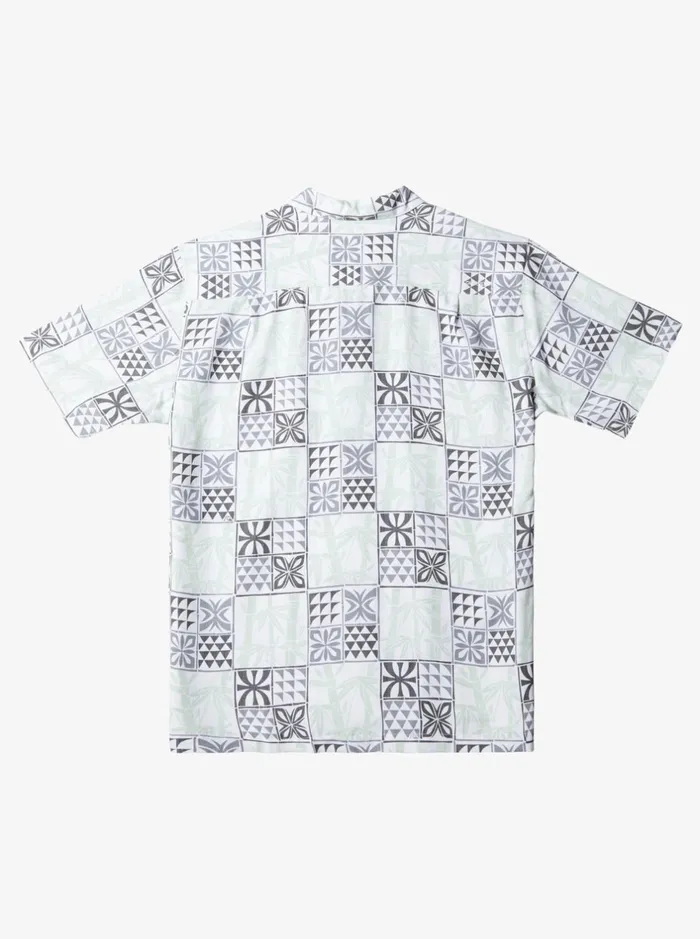 Shirts and Polos Men Quiksilver Waterman Plaid Flight Short Sleeve Shirt White Checked Flight Shirts and Polos Men Quiksilver Waterman Plaid Flight Short Sleeve Shirt White Checked Flight