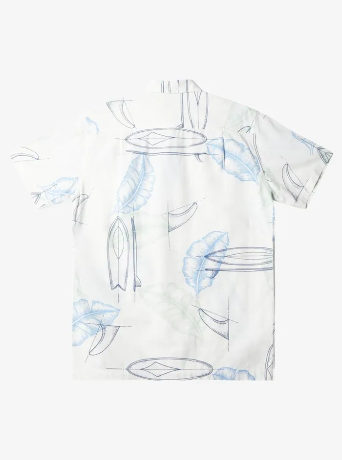 Shirts and Polos Men Quiksilver Waterman Right Point Short Sleeve Shirt Antique White Right Point Shirts and Polos Men Quiksilver Waterman Right Point Short Sleeve Shirt Antique White Right Point