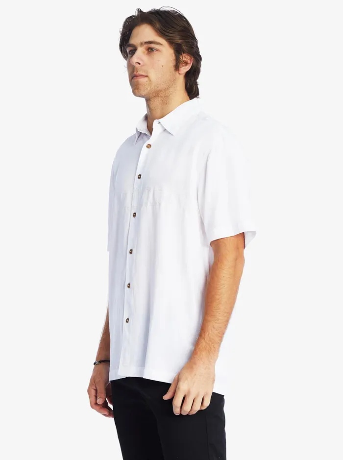 Shirts and Polos Men Quiksilver Waterman Waterman Tahiti Palms Premium AntiWrinkle Shirt White Shirts and Polos Men Quiksilver Waterman Waterman Tahiti Palms Premium AntiWrinkle Shirt White