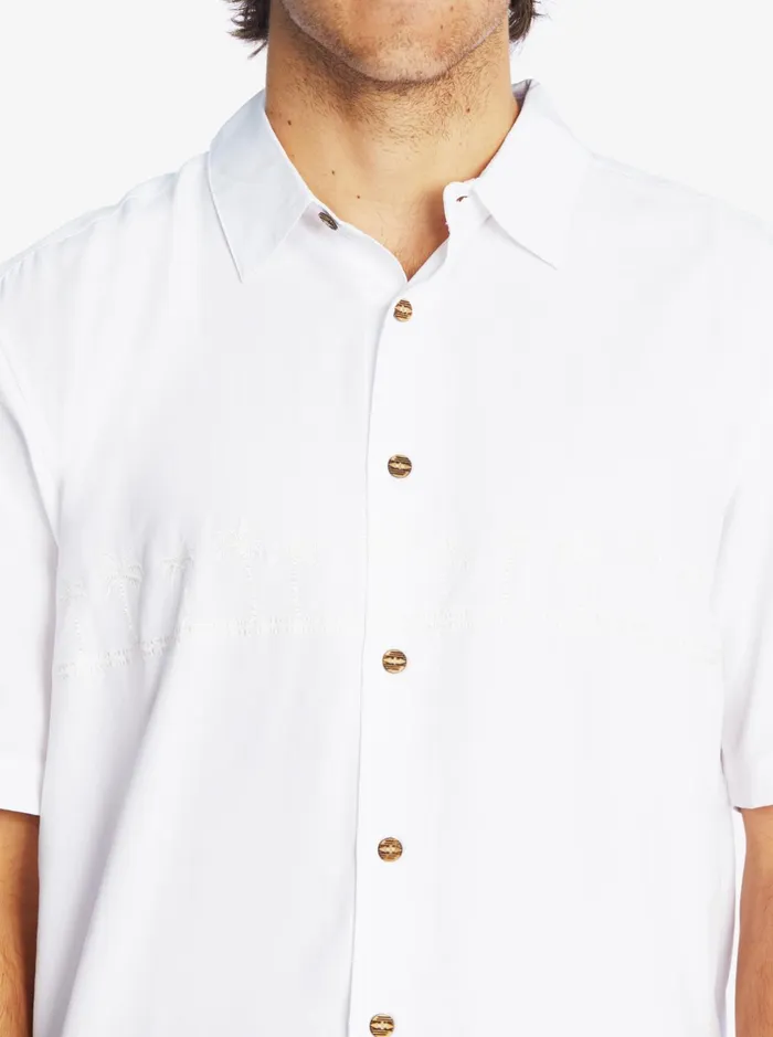 Shirts and Polos Men Quiksilver Waterman Waterman Tahiti Palms Premium AntiWrinkle Shirt White Shirts and Polos Men Quiksilver Waterman Waterman Tahiti Palms Premium AntiWrinkle Shirt White